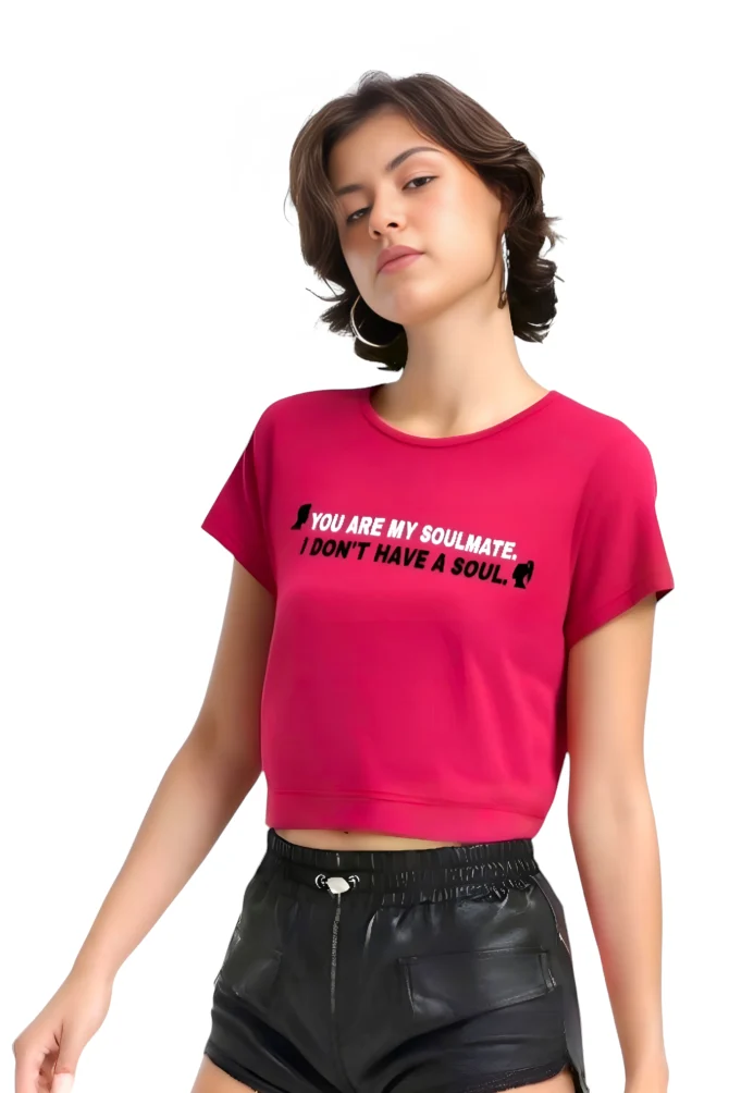 I Don't have a Soul Crop Top - Image 4