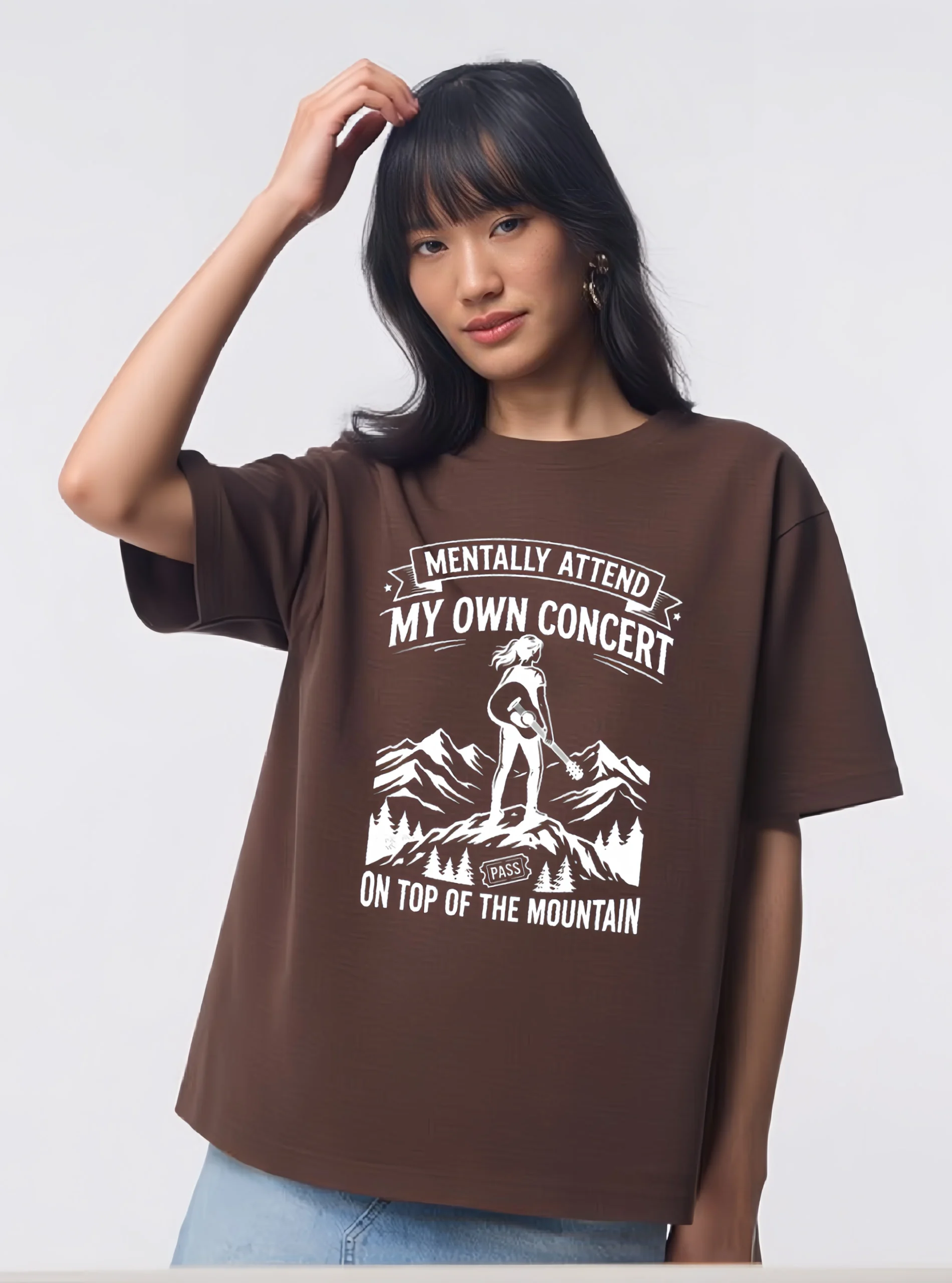 Own Mountain Concert Oversized T-Shirt - Image 5