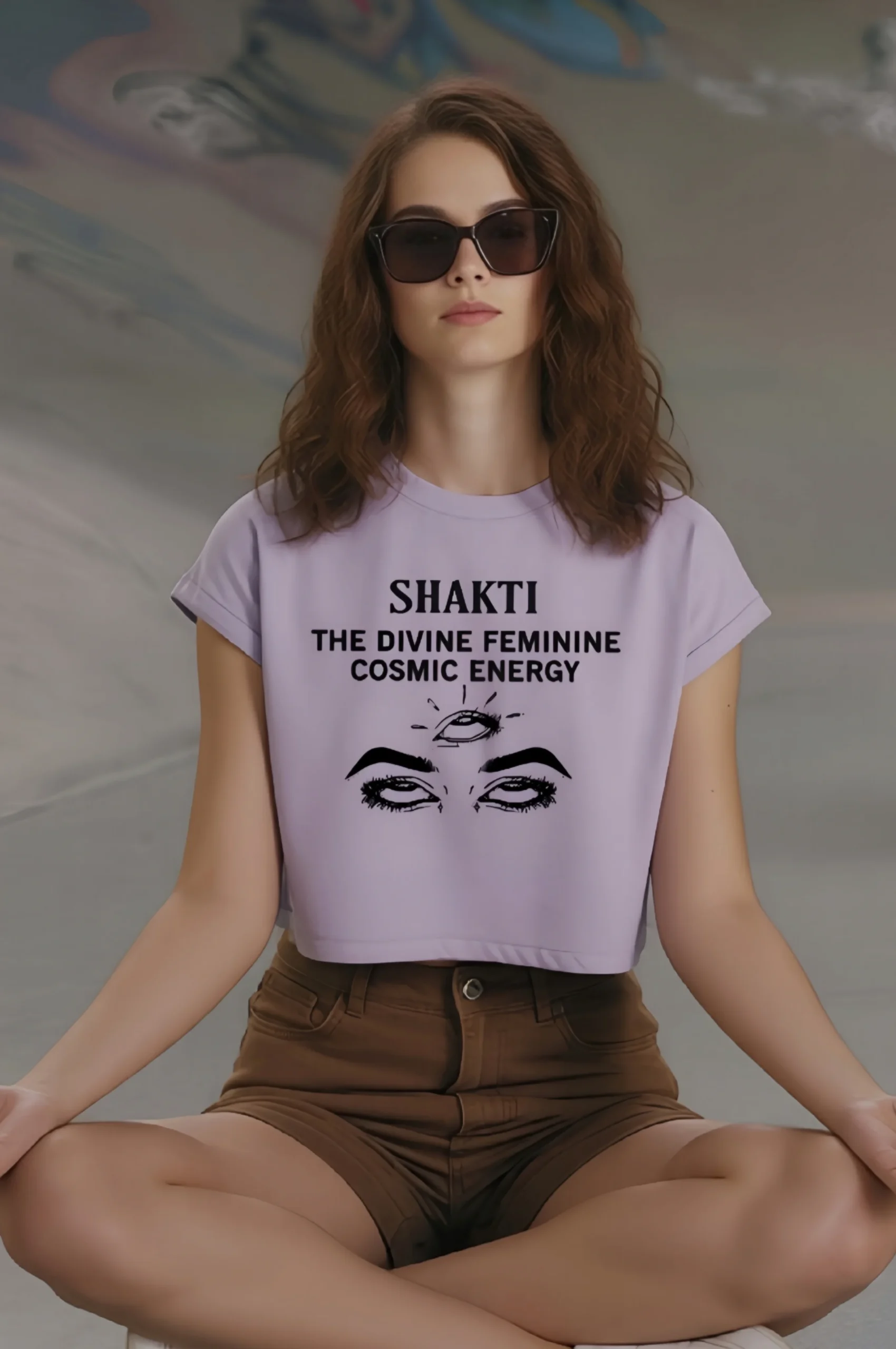 Shakti the Divine Energy Crop Top