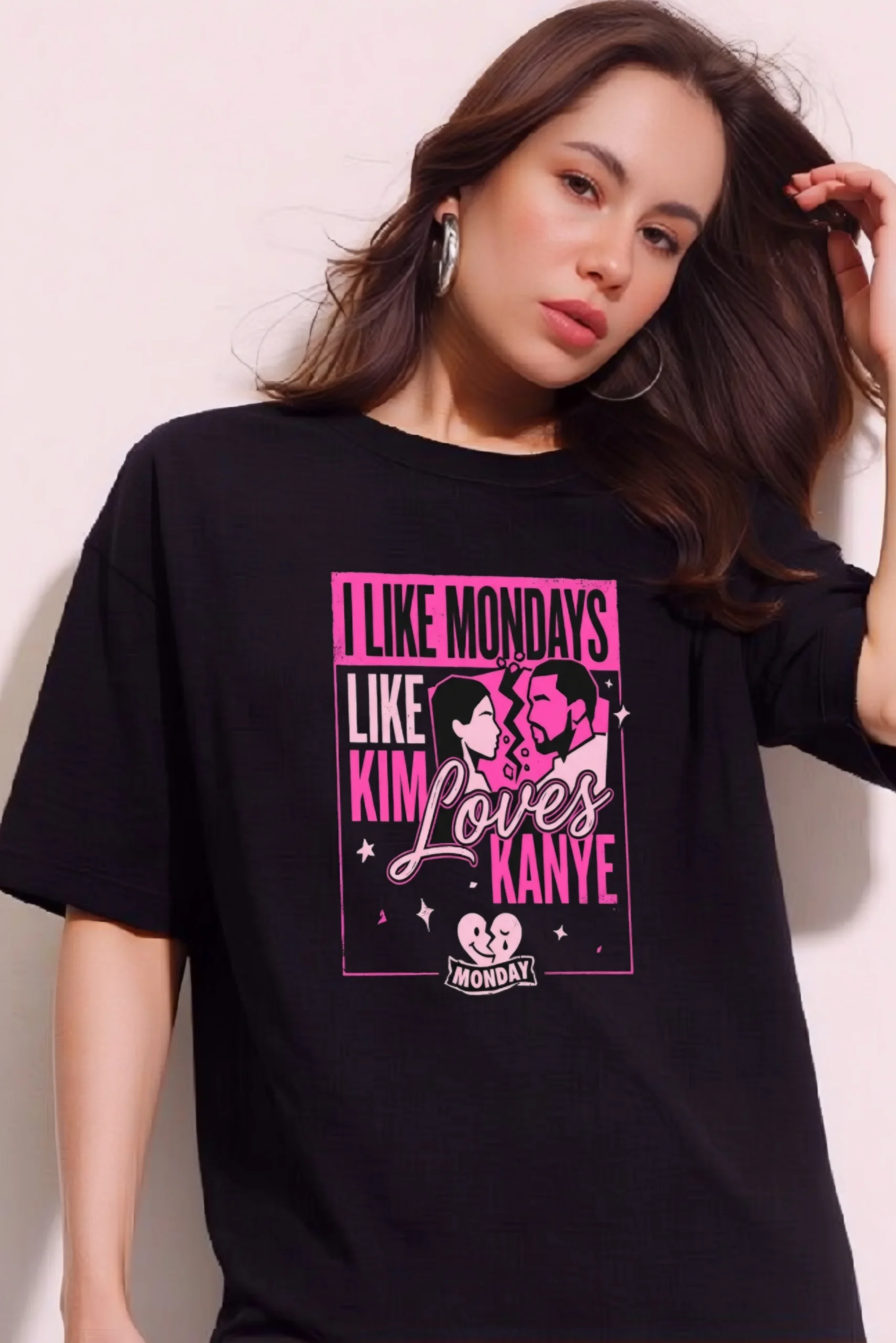 Kim love Kanye Oversized T-Shirt - Image 5