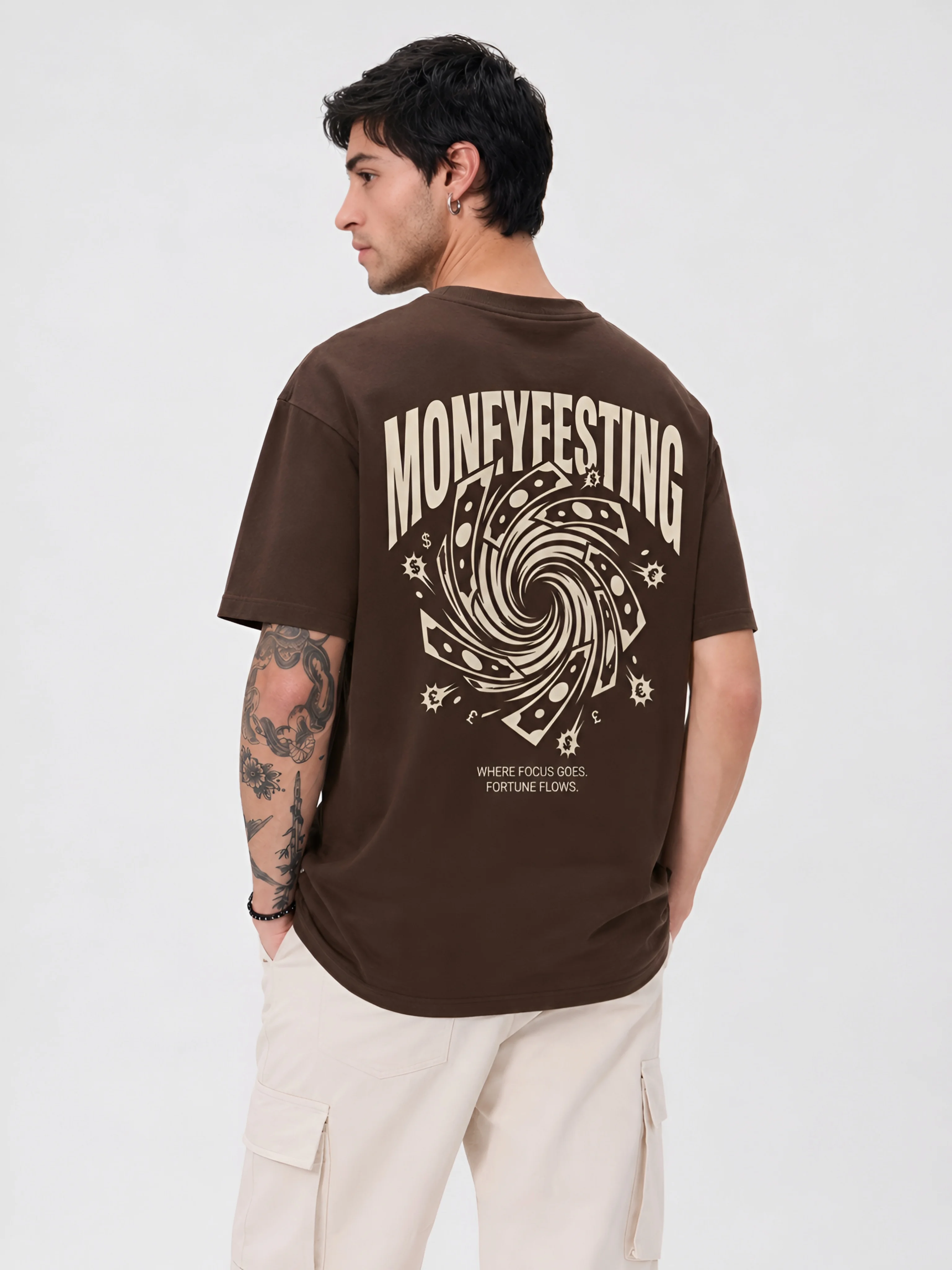 Moneyfesting Oversized T-Shirt - Image 3