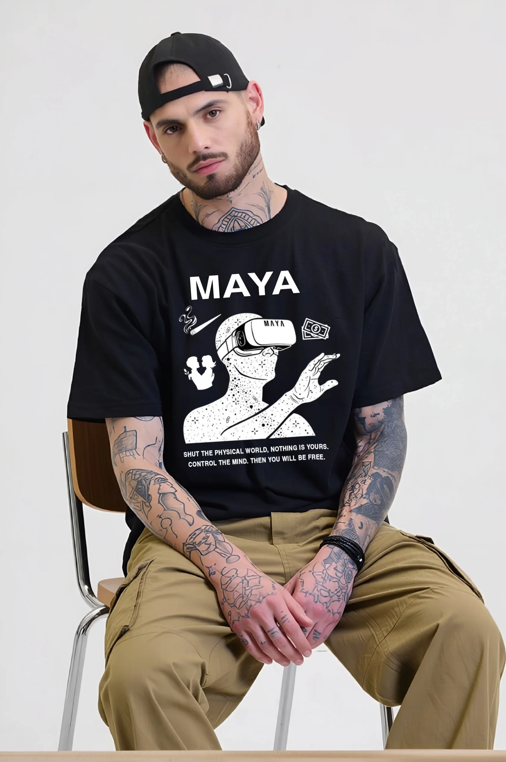 Universe Maya Oversized T-Shirt - Image 2
