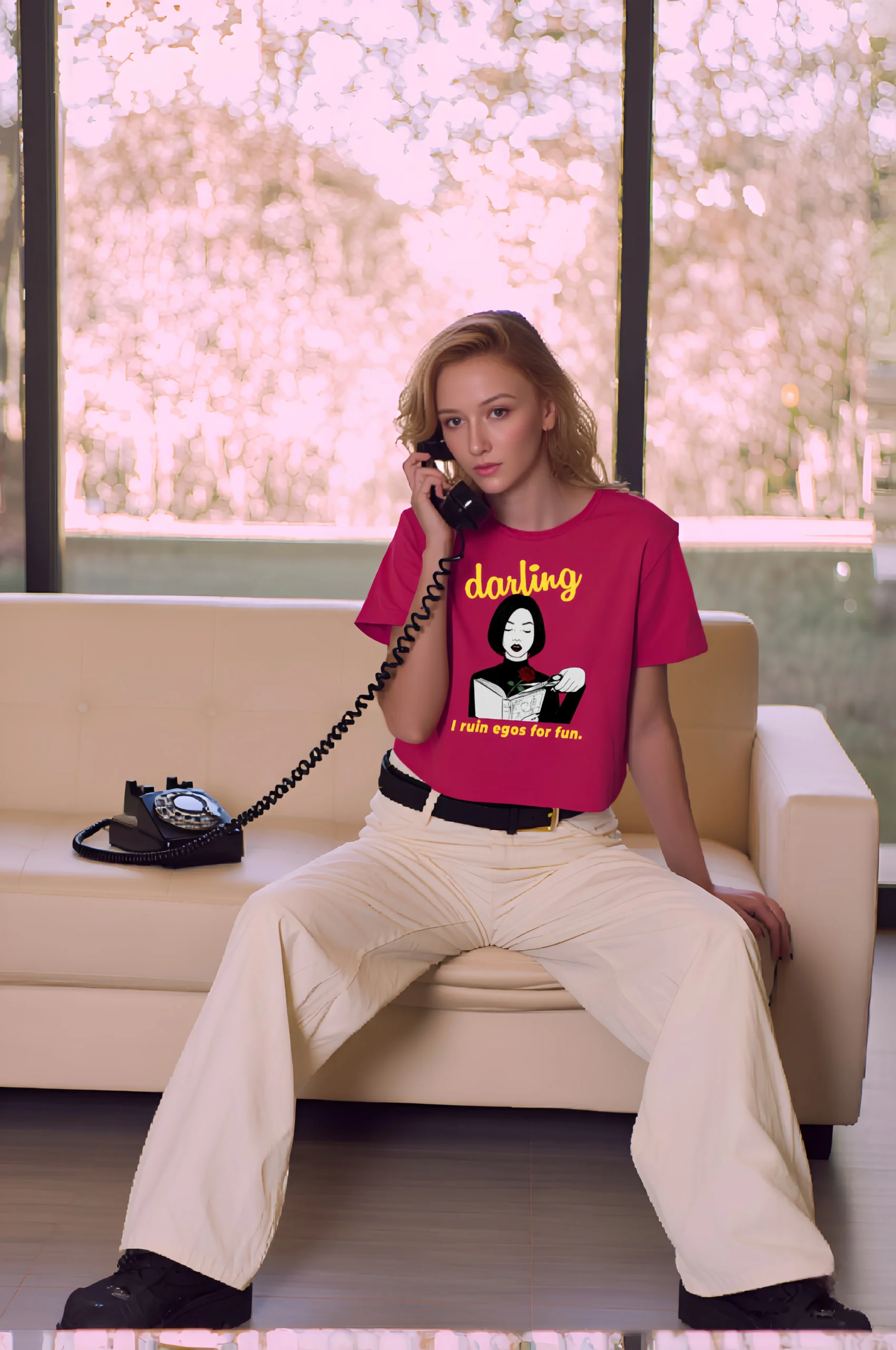 Darling I Ruin Egos Crop Top - Image 3