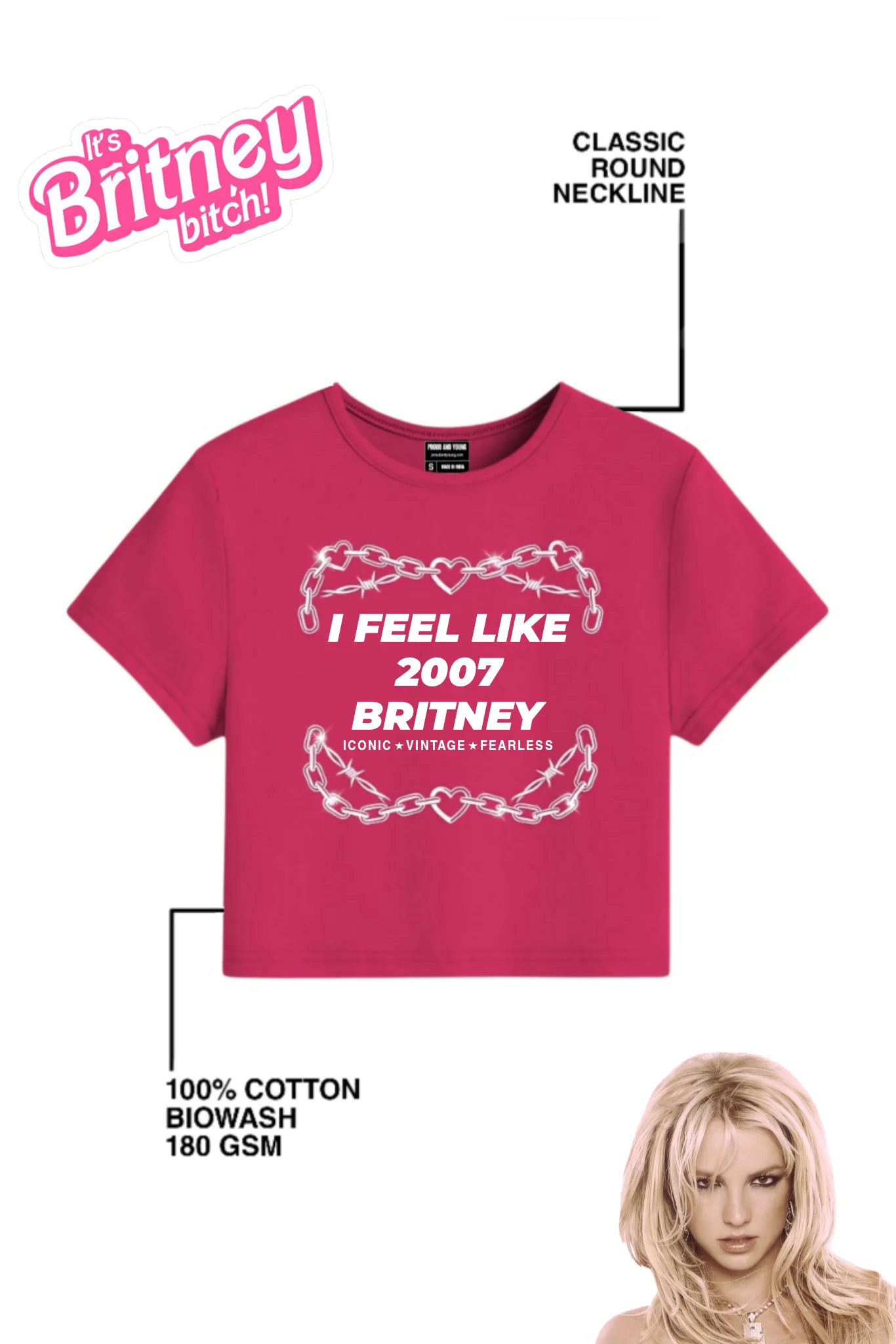 I Feel Like 2007 Britney Crop Top