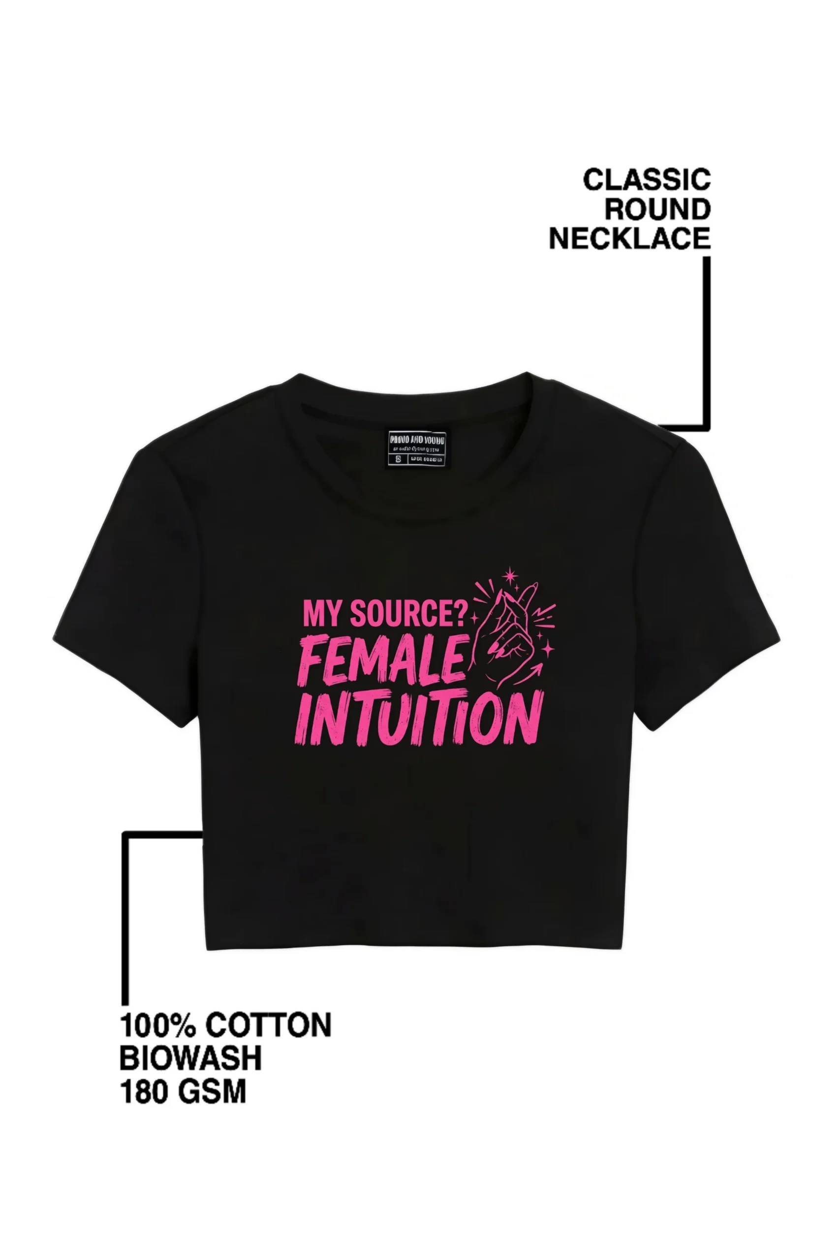 My Source Female Intuition Crop Top